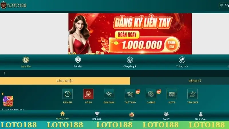 Thông tin về nhà cái Loto188